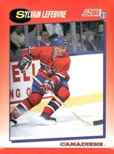 1991-92 Score Canadian English #245 Sylvain Lefebvre