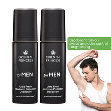 Men  s Underarm Roll-On Deodorant Ultra Fresh Max Sweat  Odor Protection 65ml x2