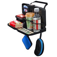 Foldable Car Backseat Food Tray Table  Multifunctional Car Seat Organizer
