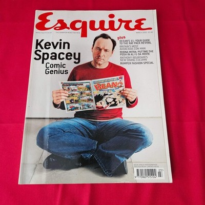 Esquire Magazine UK March 2002 (1367) FLIP COVER Fashion Kevin Spacey Rhona Mitr