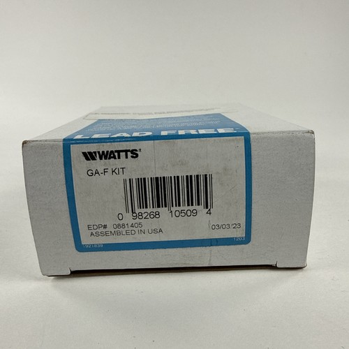 Watts 0881405 GA-F Kit K for 2" Dielectric Union 3001 – New 2 Seals