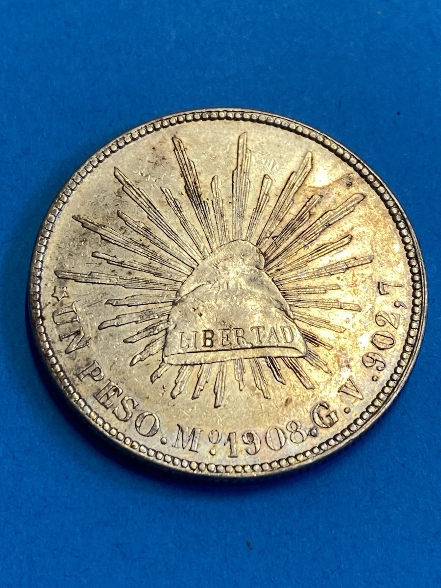 1908 Year Silver Mexican Coins for sale | eBay