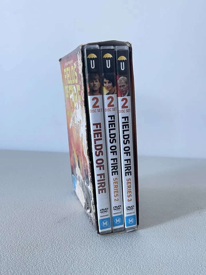 Fields of Fire: The Complete Series 1, 2, 3 - DVD Box Set 1988 - Damaged Front - Image 3 of 4
