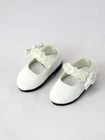 White Lace and Peals Shoes Fits 14.5" Wellie Wisher American Girl Doll Shoes