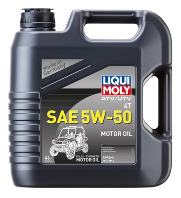 LIQUI MOLY 4L ATV 4T Motor Oil SAE 5W50 - Case of 4