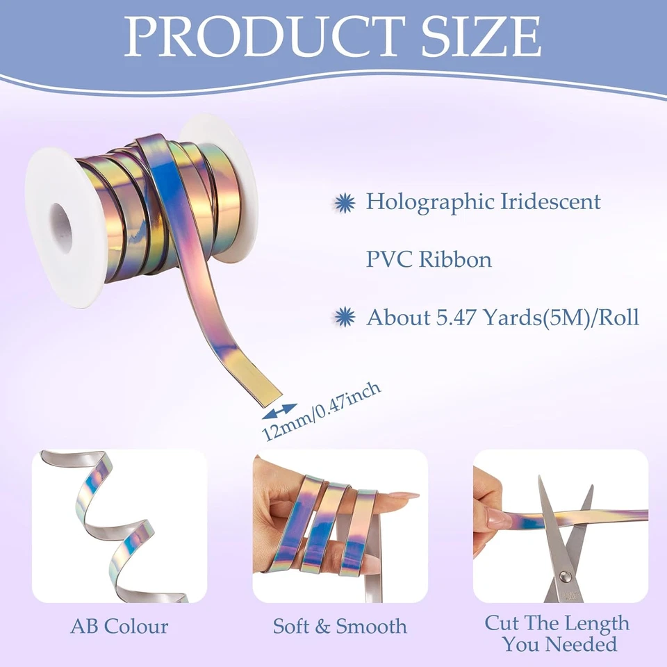 Llavero de cuerda de cordón de silicona Electrelive de 5,4 yardas cinturón de plástico iridiscente fotovoltaico Foto 3 de 4