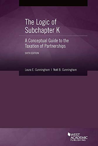 The Logic of Subchapter K by Laura Cunningham - Picture 1 of 1