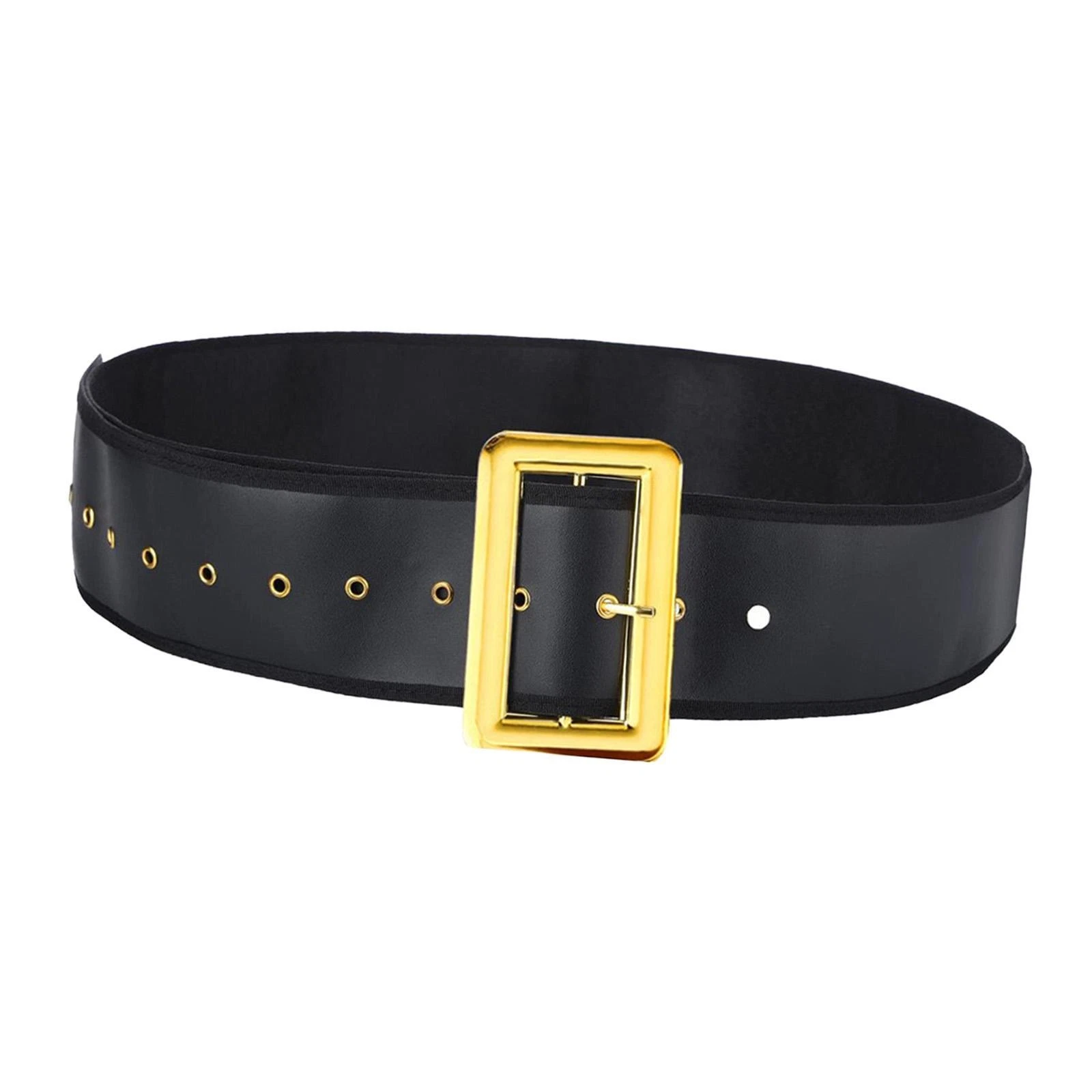 PU Leather Pirate Belt Decoration Wide Casual Props Christmas Belt for Stage