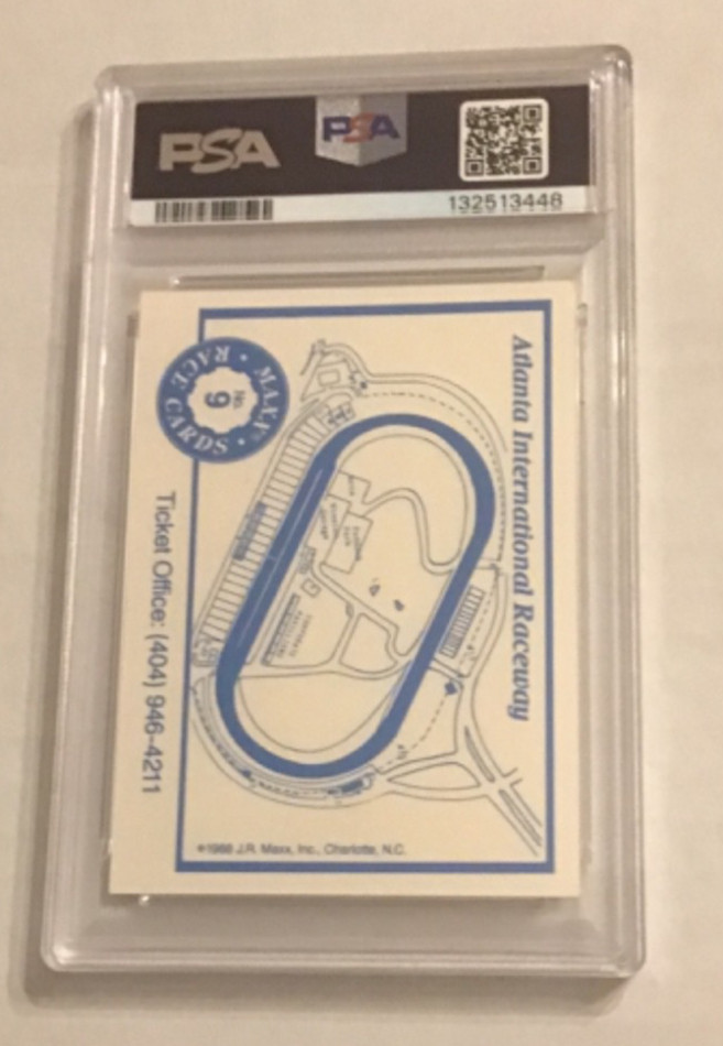 1988 Maxx - Atlanta Int’l W/ Dale Earnhardt’s Car- #9 PSA 9 MINT! view 3
