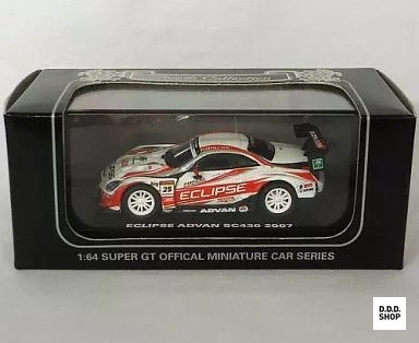 1/64 Eclipse Advan Sc430 Super Gt 2007 White X Red Beads Collecti Mini Modellauto