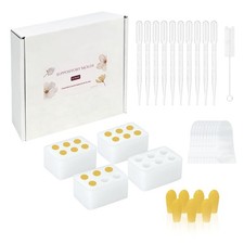 ICIMBI Reusable Suppository Molds Kit,2ML, Silicone White
