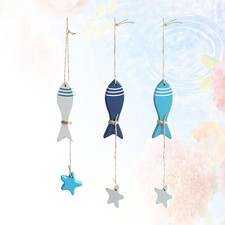  3 Pcs Rete Da Pesca Decorativa Arredamento Del Pesce Tema Spiaggia