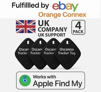 4er Pack Oscanna AirTag Tracker   Apple Find My Network, IP67 Wasserdicht