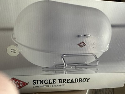WESCO SINGLE BREADBOY WEISS NEU OVP BROTKASTEN BROT BRÖTCHEN KUCHEN
