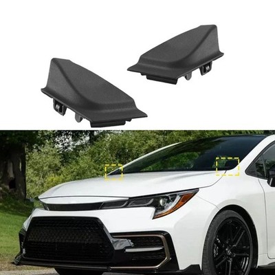 Pair Front Wiper Side Cowl Extension Covers Trims For Toyota Corolla 2020-2022