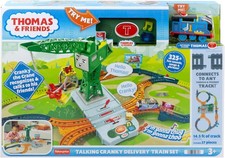 Trenino THOMAS Pista Motorizzata CRANKY SET musica e suoni Fisher Price HXG13