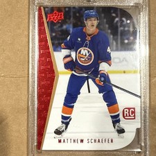 Matthew Schaefer Die-Cut Rookie RED SP 2025-26 Upper Deck Hockey Series 2 RTD-13