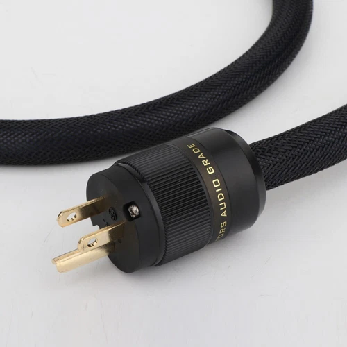 12AWG OFC Silver Plated HIFI Audio US Plug AC Power Cable Pure Copper Power Cord - Picture 5 of 6