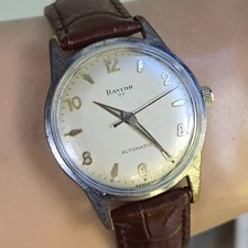 Vintage BAYLOR men's automatic watch PUW 570 Germany 1950s