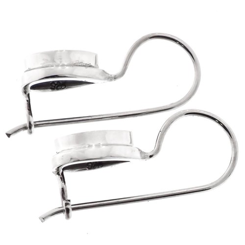 925 Silver Teardrop Pear Natural Australian Opal Sterling Earrings, 1/2" - 第 3/3 張圖片