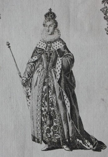 Impresión antigua, ELIZABETH I, REINA DE INGLATERRA, 'Sydney's History', S. Wale, 1774 - Imagen 3 de 3