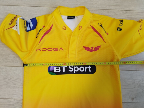 Sz S adult Llanelli Scarlets rugby jersey Kooga shirt - 第 11/11 張圖片
