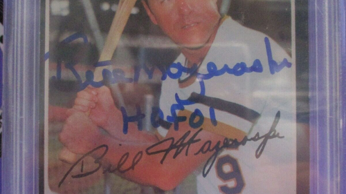 Bill Mazeroski Autographed Signed 1971 Topps Card #110 HOF 01 PSA Slab #84756646 - Picture 4 of 10