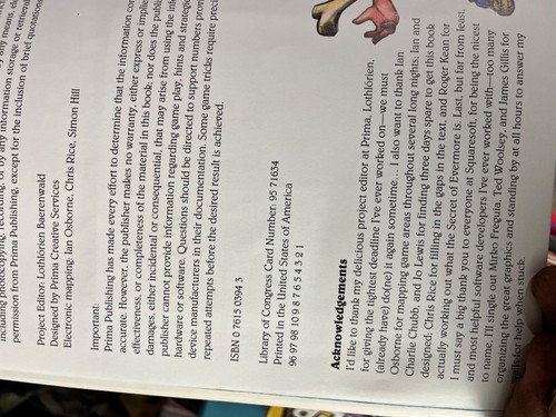 Guida Power Play Autorizzata Secret Of Evermore SquareSoft SNES RPG - Foto 11 di 11