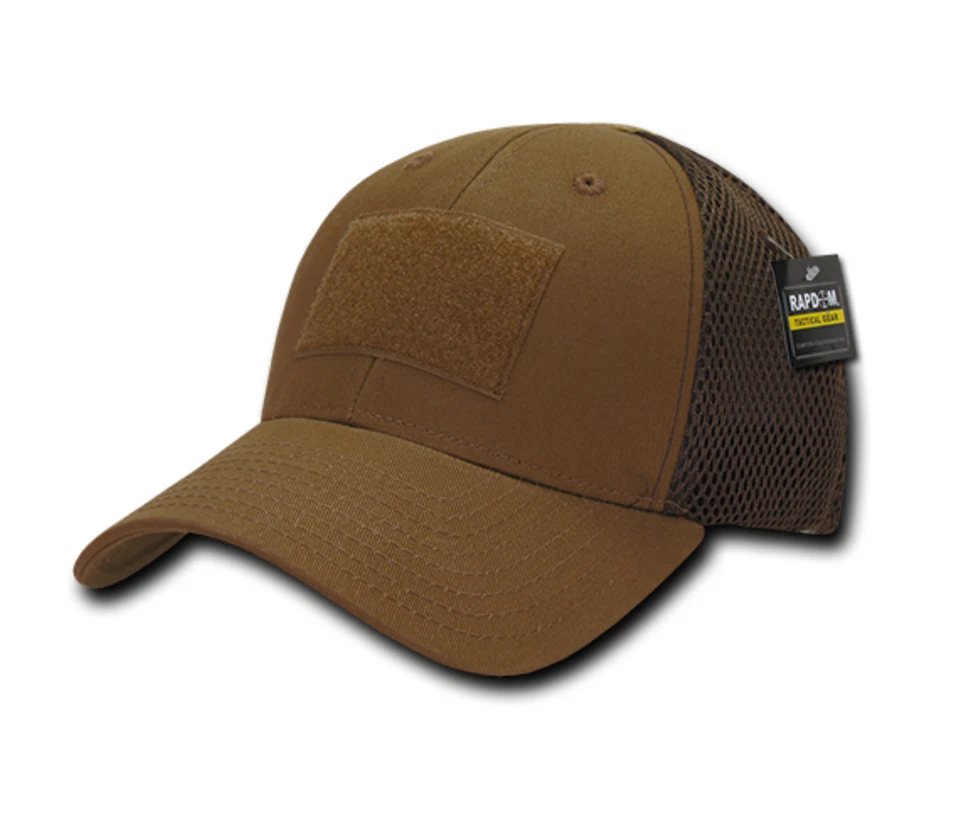 Coyote тактический оператор структурированная сетка Flex резинке нашивка крышка шляпа Sz S/M + L/XL - Изображение 2 из 3