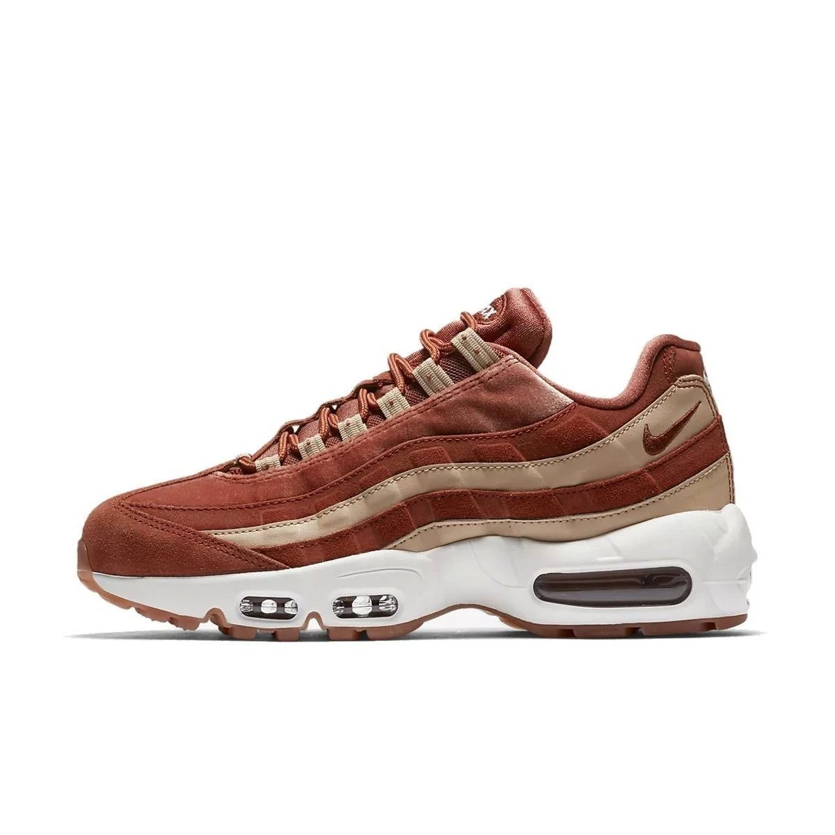 Womens NIKE AIR MAX 95 LX Peach Trainers AA1103 201