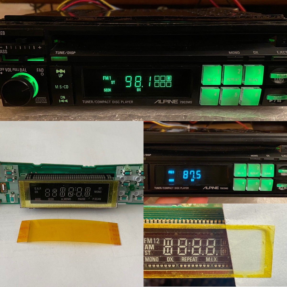 Display Filter for Alpine 7909, 7903, 7800, 7294, 7289, 7620