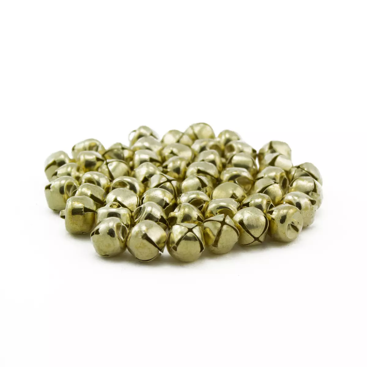 1/2 inch 13mm Gold Small Jingle Bells Bulk 144 Pieces