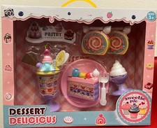 Dessert Delicious Pastry-Sweet Pie Play Set Pretend Play Set for Kids Xmas Gift