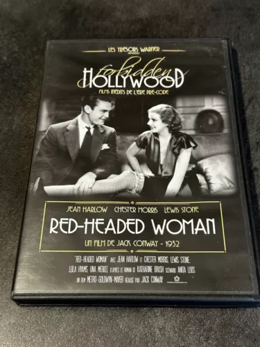 RED HEADED WOMAN DVD JEAN HARLOW LEWIS STONE WARNER FORBIDDEN HOLLYWOOD