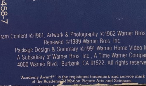 Meredith Willsons The Music Man VHS Video Tape 1961 Warner Home Video ACCEPTABLE - Picture 10 of 24