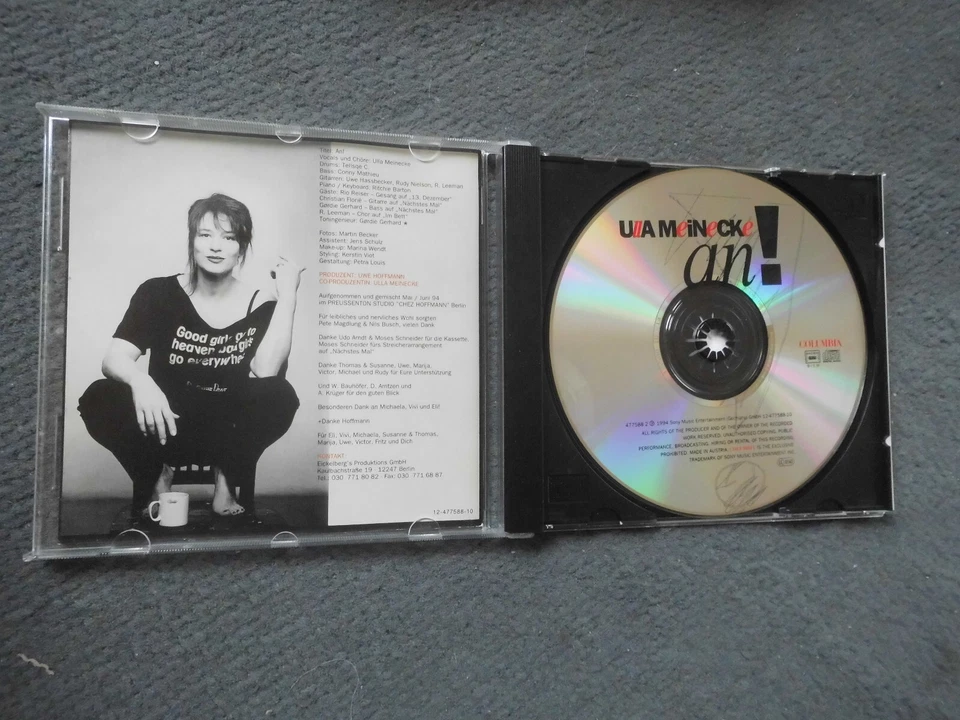 CD Ulla Meinecke - An!, Columbia 1994 sehr guter Zustand - Bild 2 von 3