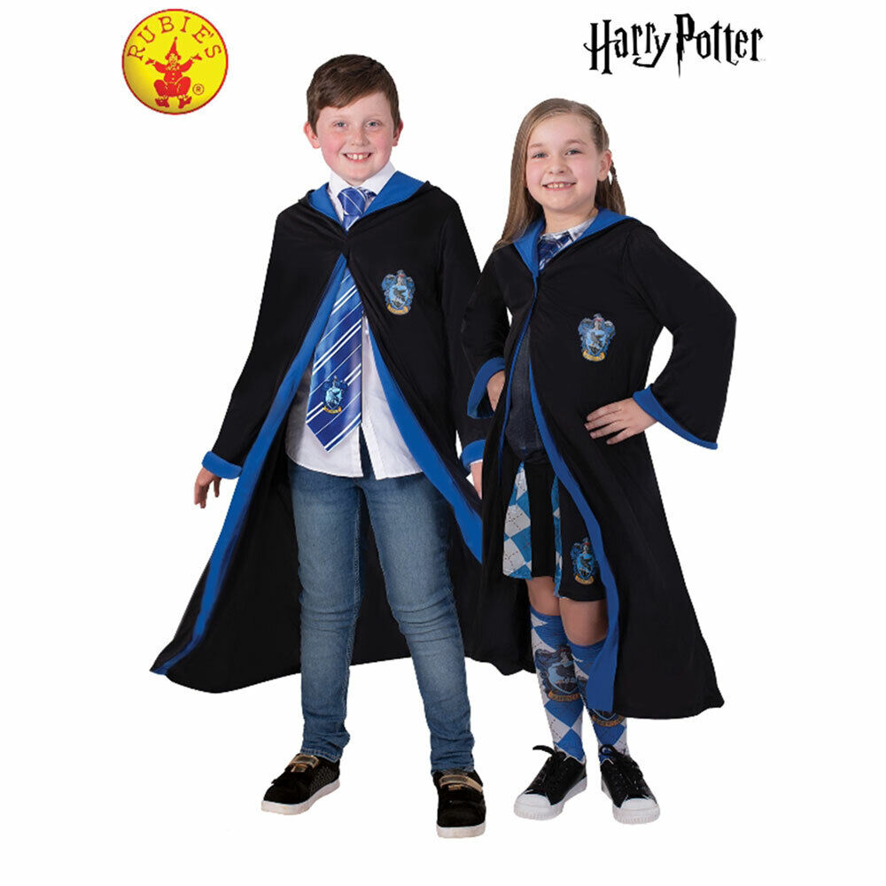 RAVENCLAW Costume Licensed Harry Potter Wizard Robe Kids Bookweek Boy Girl  Child