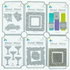 Momenta Metal Dimensional Scrapbooking Stickers 3D Assorted Lot 6 Packs