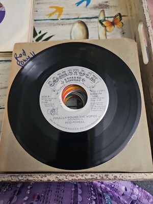 Rod Powell finally found the words sad time of the night 45 VG