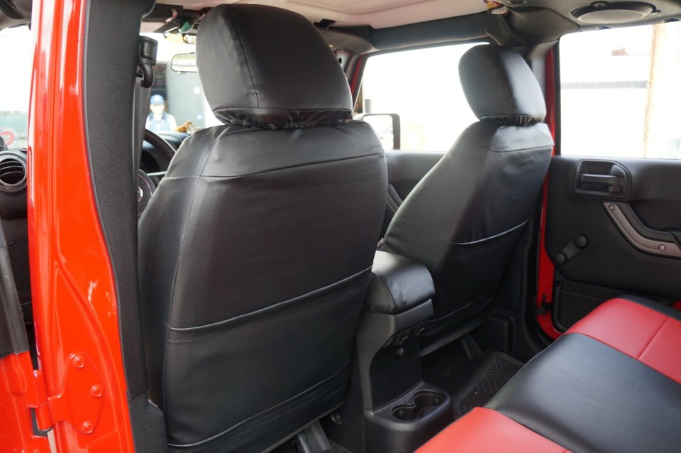 FOR FORD MUSTANG 2015-2023 BLACK IGGEE S.LEATHER CUSTOM MADE 2 - Foto 4