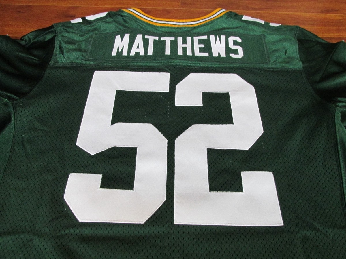 NEW Nike Green Bay Packers Clay Matthews 52 Elite Jersey