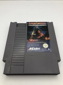 Iron Sword Wizards And Warriors 2 Nintendo NES Retro PAL 1988 #0472