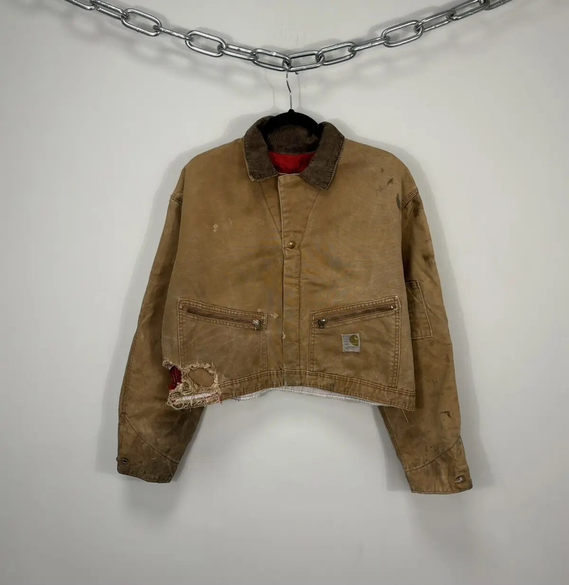 Vintage Carhartt 80s USA Boxy Fit Cropped Detroit Jacket | eBay Vintage Carhartt 80s USA Boxy Fit Cropped Detroit Jacket | eBay