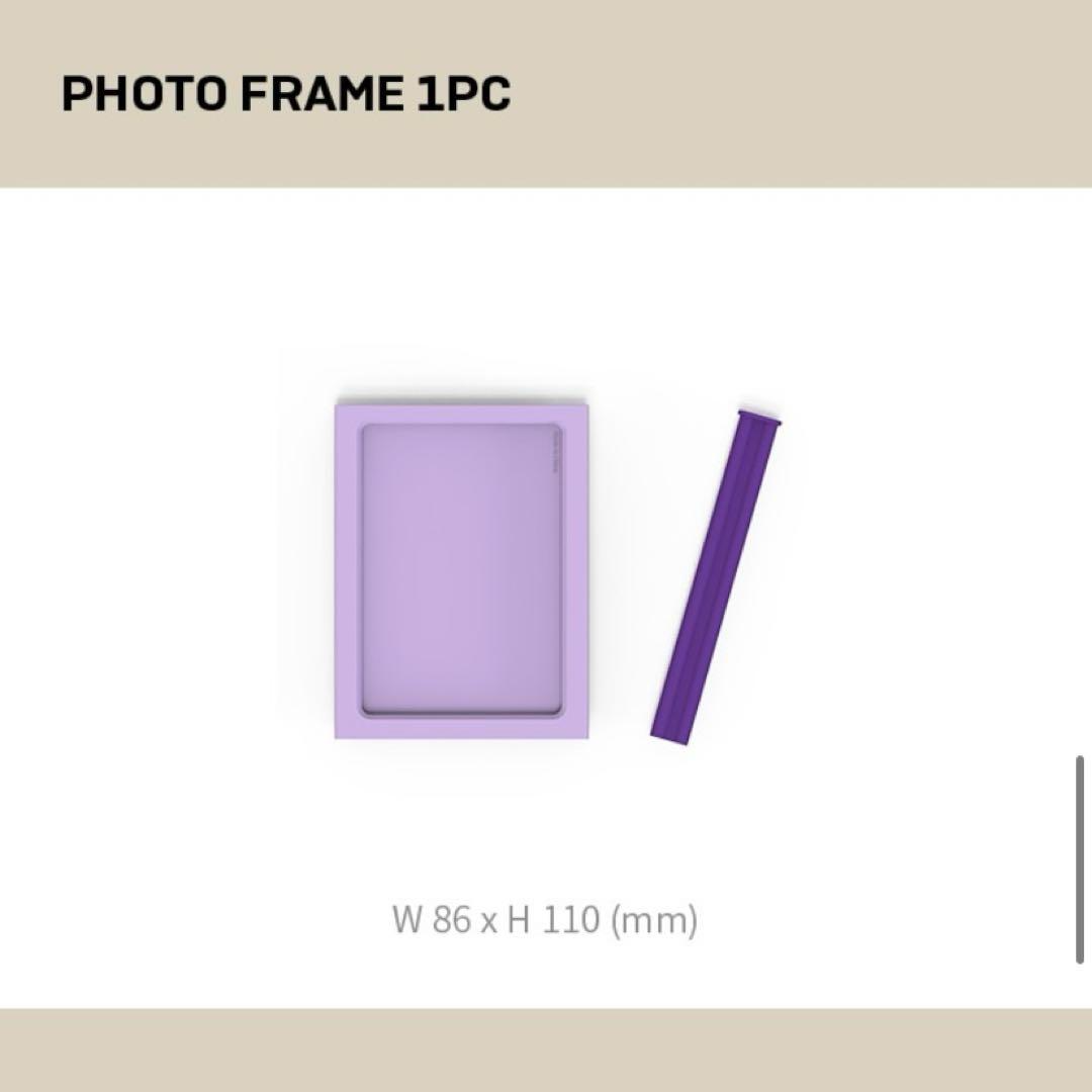 BTS MERCH BOX #17 Taehyung V LAYOVER Slippers & Photo Frame