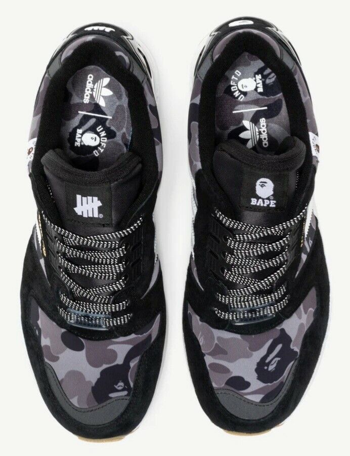 BAPE UNDEFEATED ADIDAS ORIGINALS ZX 8000 A-ZX FY8852 BLACK BAPE UNDEFEATED ADIDAS ORIGINALS ZX 8000 A-ZX FY8852 BLACK
