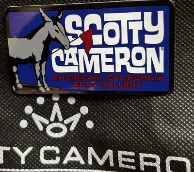 NEW Scotty Cameron Gallery JACK The DONKEY 3  Sticker TOUR BLUE Golf