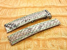 20mm/18mm Leather Watch Band Exotic Leather Watch Strap