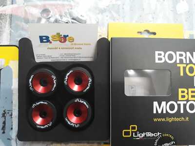 NEUE SCHUTZSCHEIBEN VORNE+HINTEN LIGHTECH APRILIA DORSODURO 750 08 17 ROT