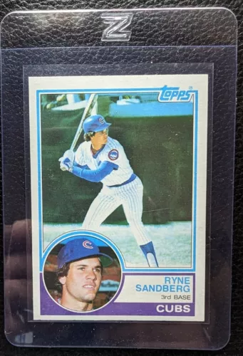 1983 TOPPS #83 RYNE SANDBERG ROOKIE CARD RC CHICAGO CUBS HOF