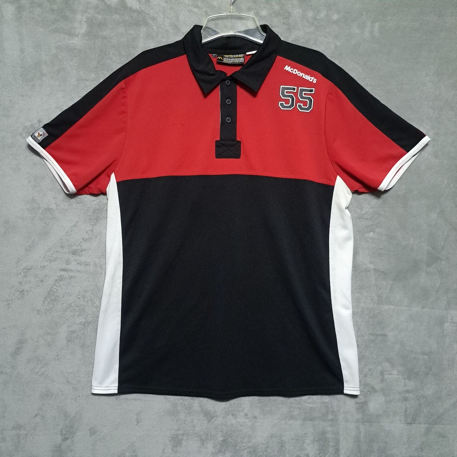 McDonald's 55 Employee Work Uniform Polo Shirt Men's … - Gem